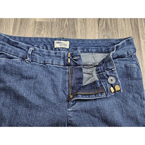 (3/$35) Old Navy The Diva Jeans Womens 8 Denim Stretch Regular Standard Pants - Picture 4 of 12